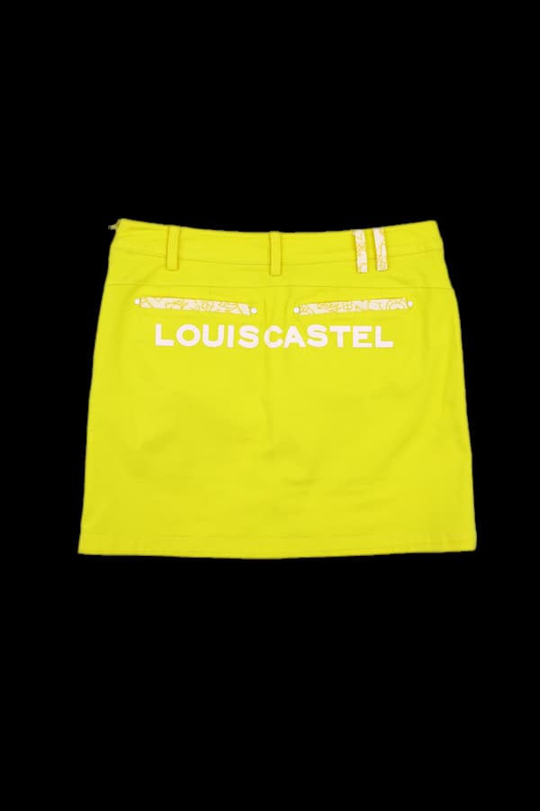 백 로고 스커트