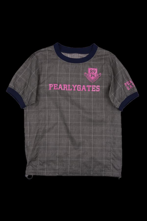 체크반팔 바람막이