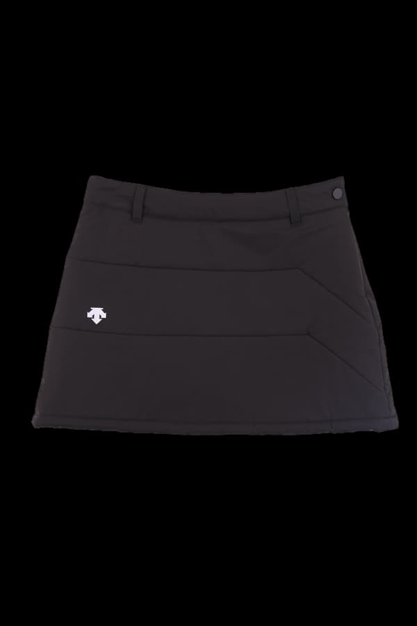 패딩 로고 스커트