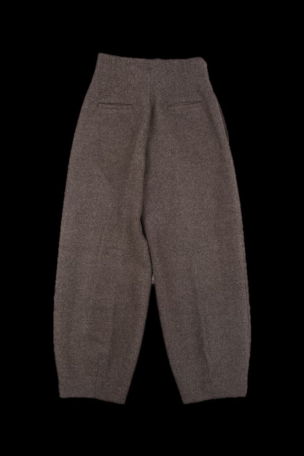 모직 배기 슬랙스 팬츠