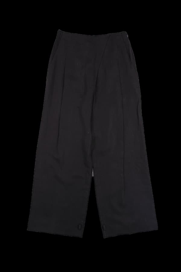 린넨 와이드 슬랙스 팬츠