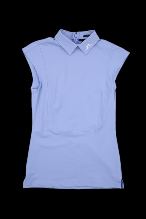 카라 베이직 민소매 티셔츠