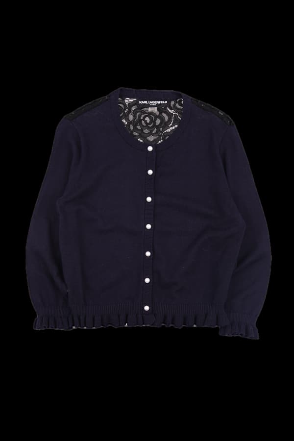 레이스 진주가디건