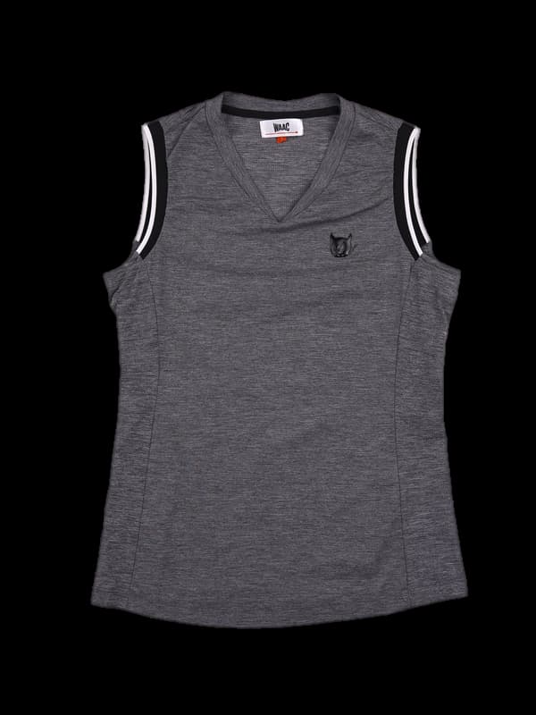 브이넥 슬림 민소매티셔츠