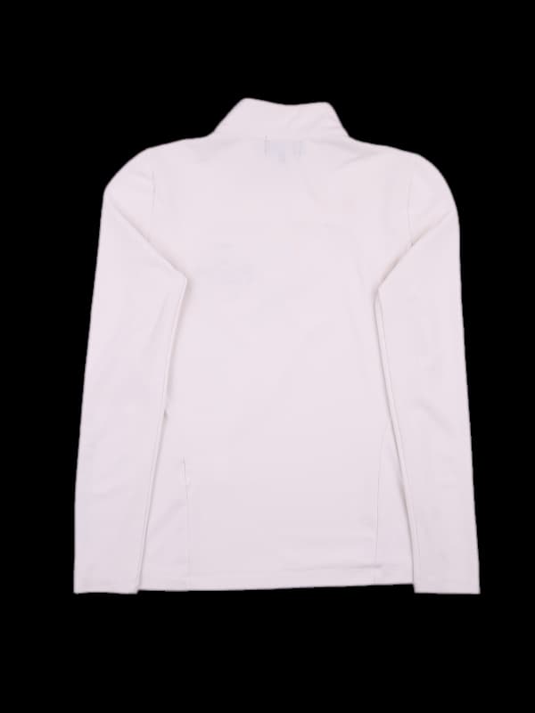 하프집업 레터링 긴팔티셔츠