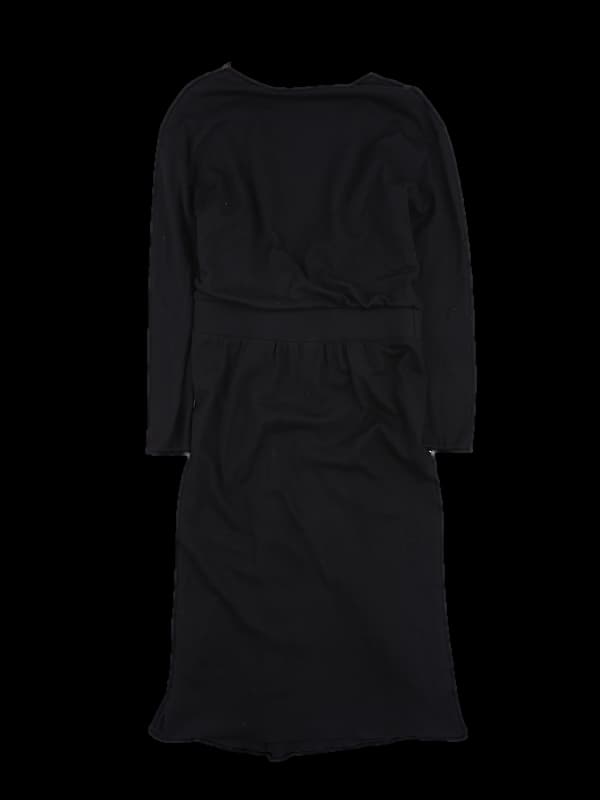 모직 꼬임 롱 원피스