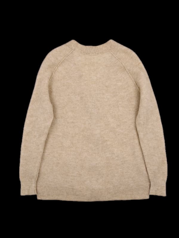 알파카 울 브이넥 가디건