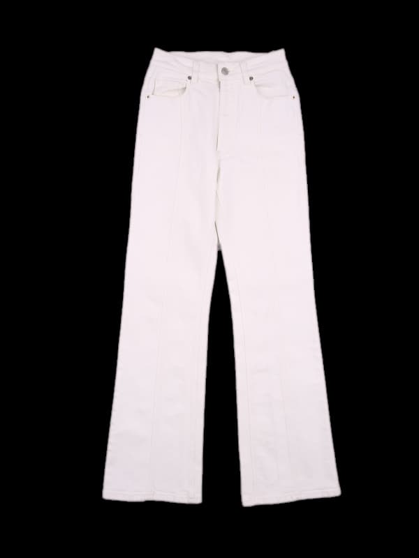 코튼 부츠컷 롱 팬츠