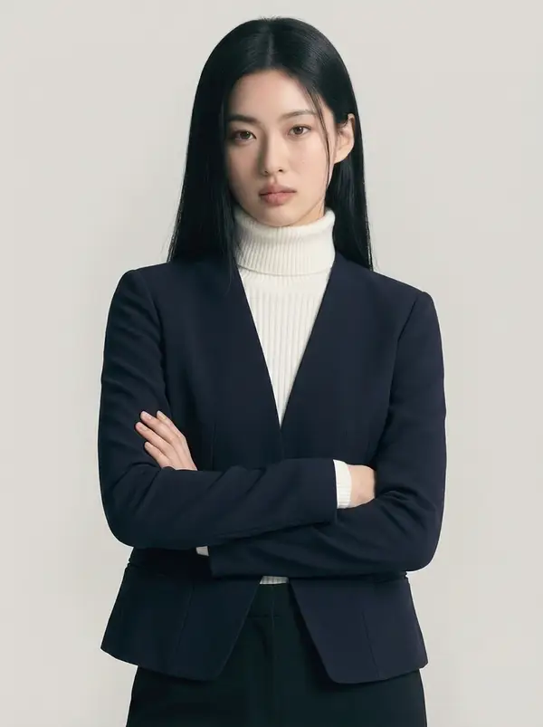 슬림 싱글 자켓