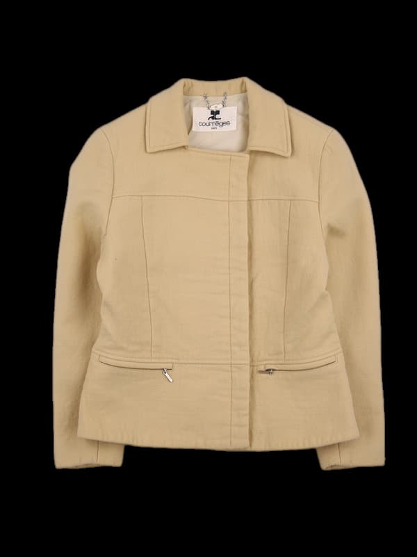 모직 투버튼 자켓