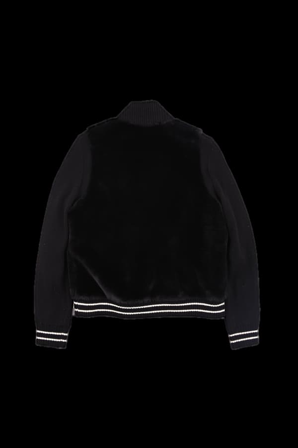 양털 니트 가디건