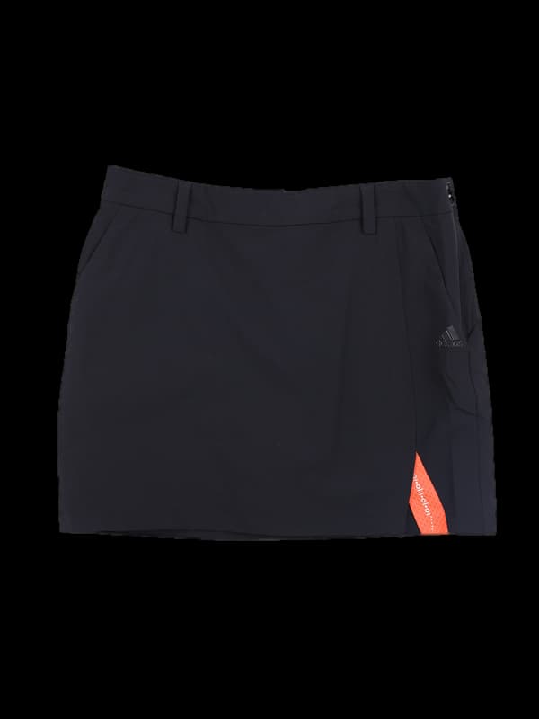 로고 트임 숏 스커트