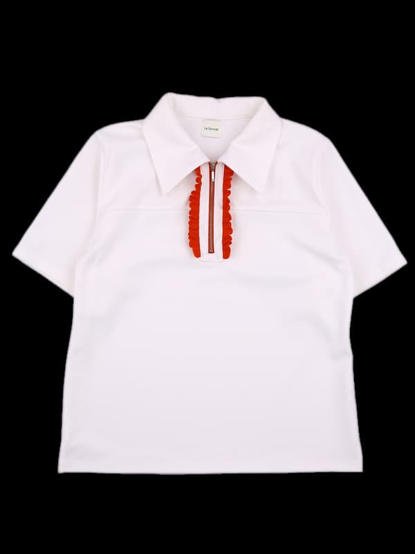 카라 레이스 포인트 반팔