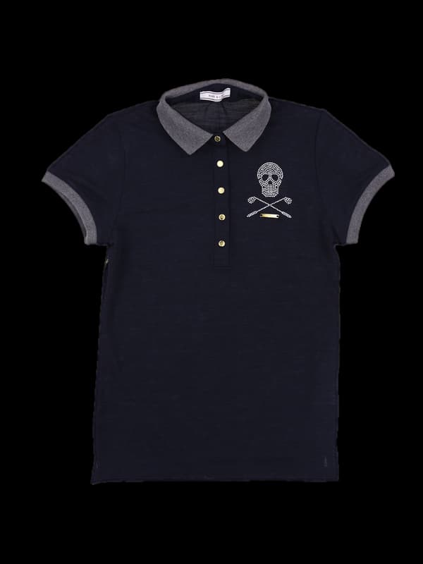 비즈 로고 반팔카라티