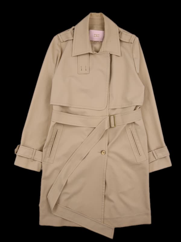 투버튼 트렌치 코트