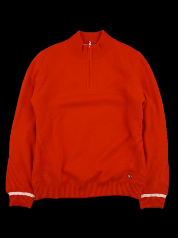 캐시미어 하프집업 방풍니트