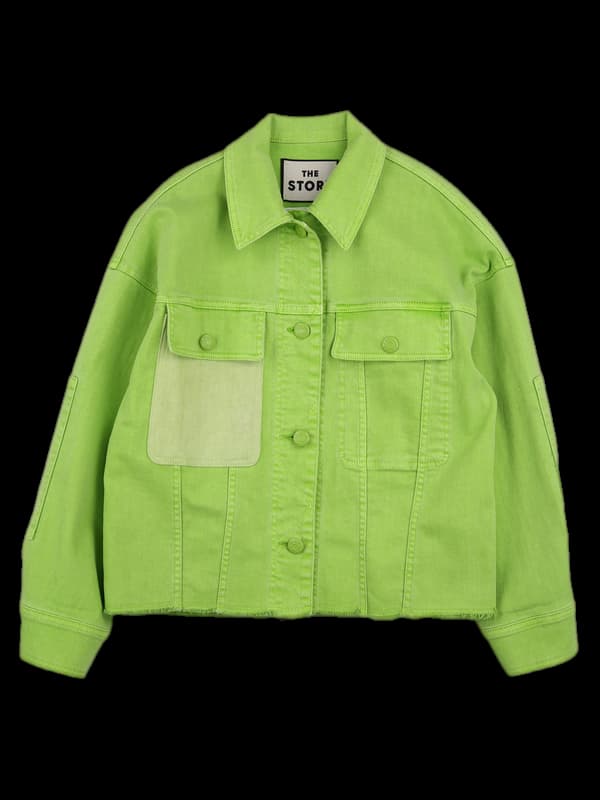 투 포켓 데님 재킷