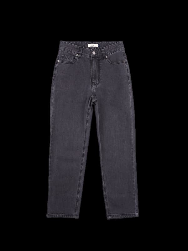 데님 일자핏 팬츠