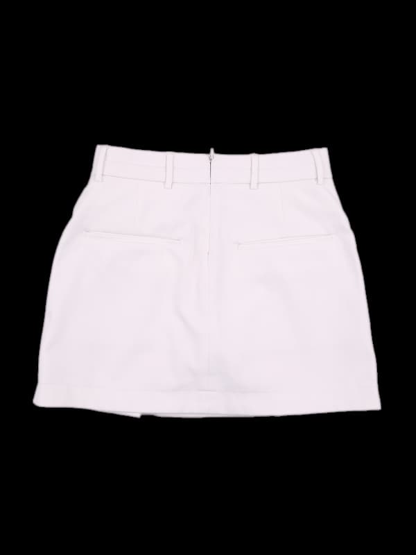 로고 사선 스커트