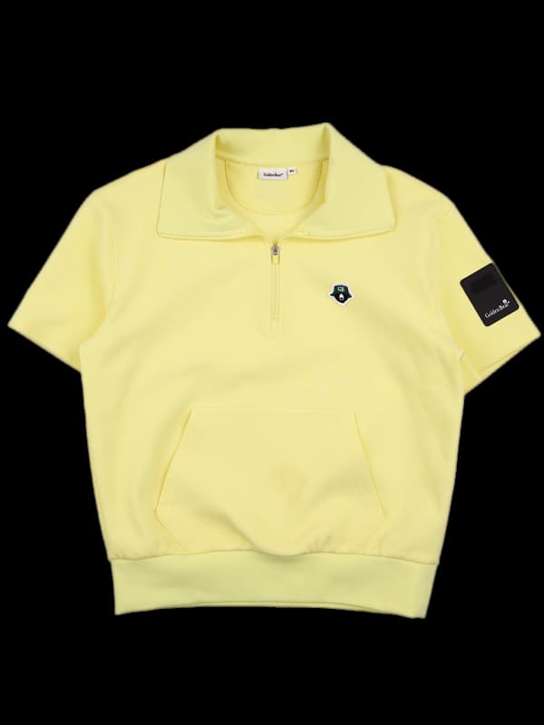 2024 로고 하프집업 반팔