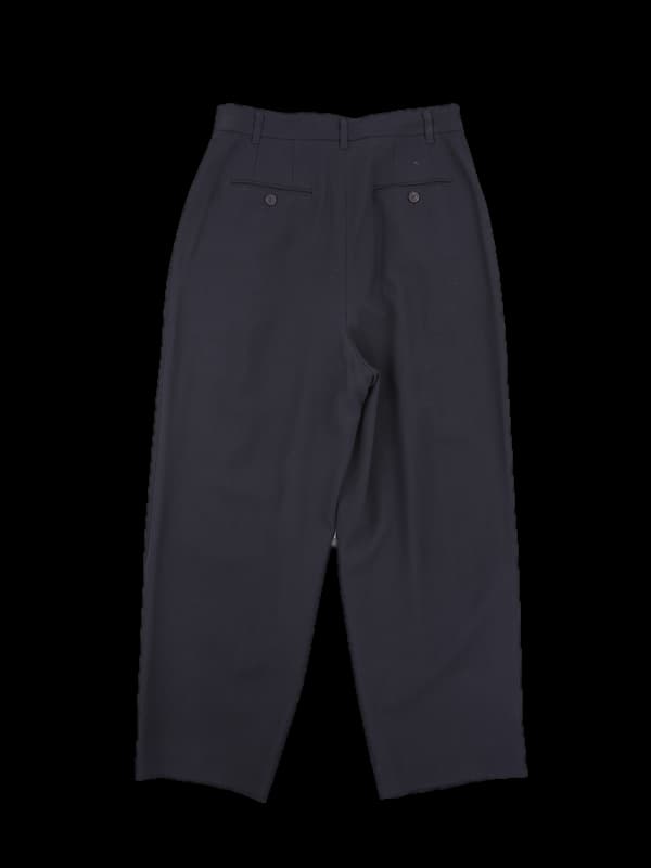 모직 와이드 슬랙스 팬츠