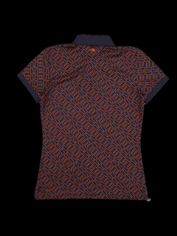 로고 패턴 카라 반팔