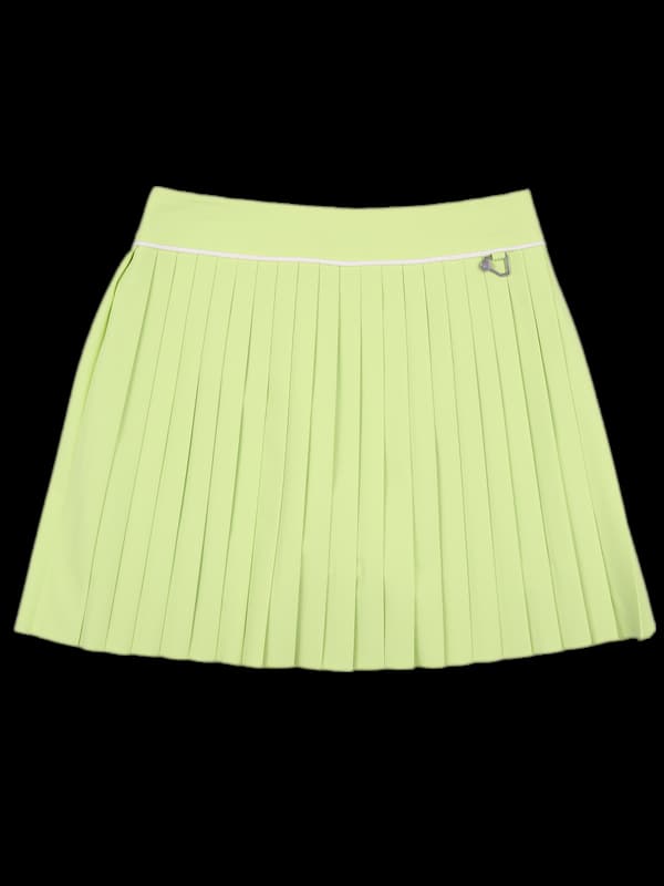 라임 플리츠스커트