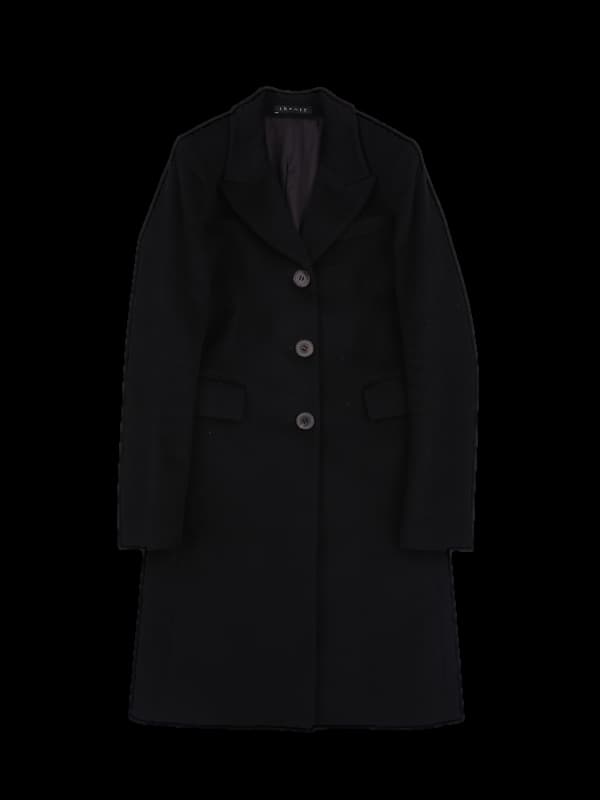 캐시미어 슬림 롱 코트