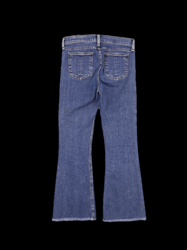 진 데님 부츠컷 팬츠