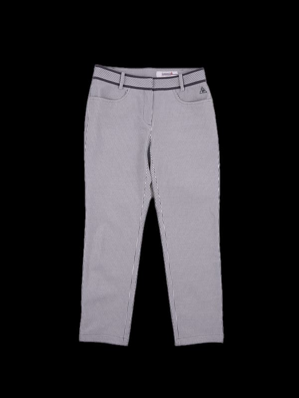 리본 포인트 스트라이프 팬츠