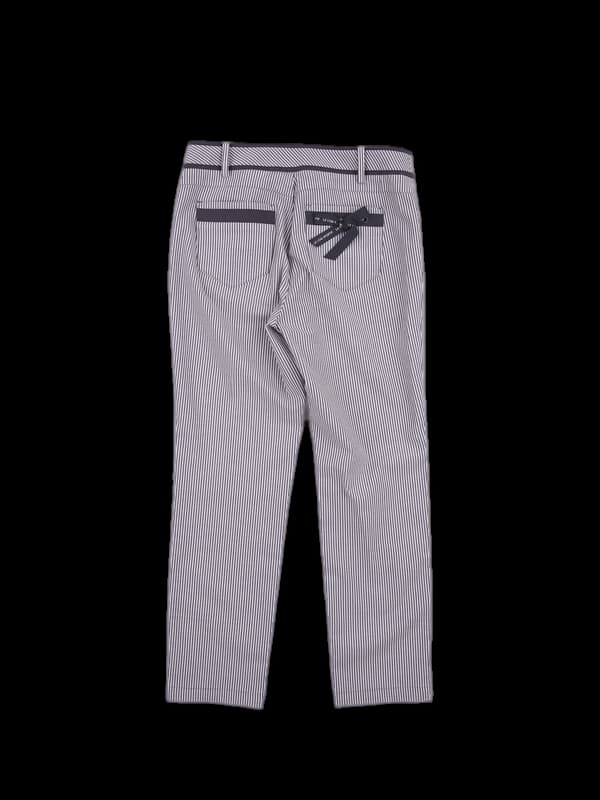 리본 포인트 스트라이프 팬츠