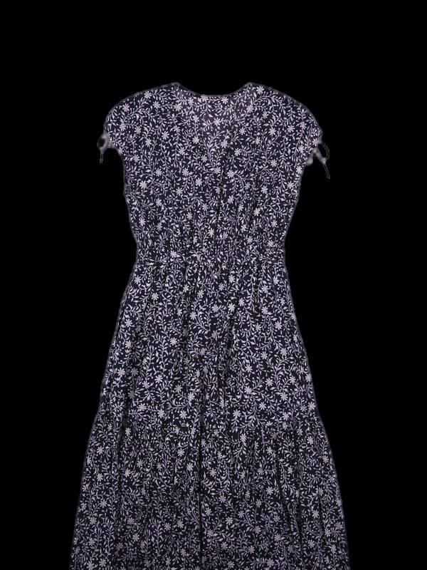 플라워 민소매 롱 원피스