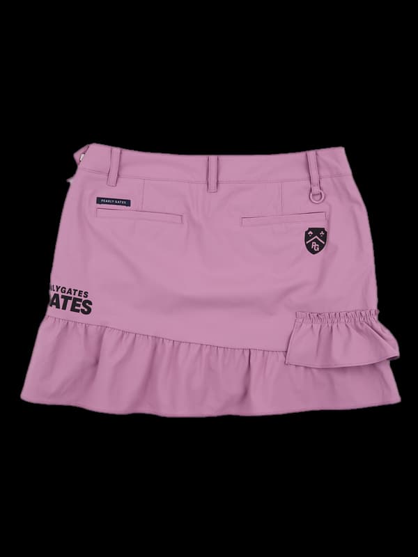 로고 레이스 스커