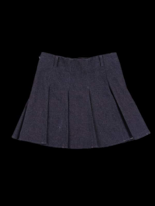 밴딩 로고 스커트