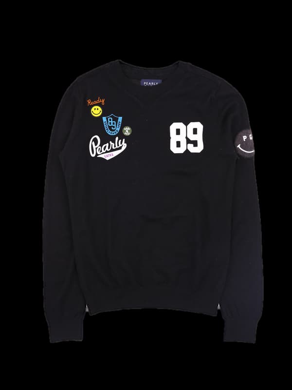 캐시미어로고 긴팔니트