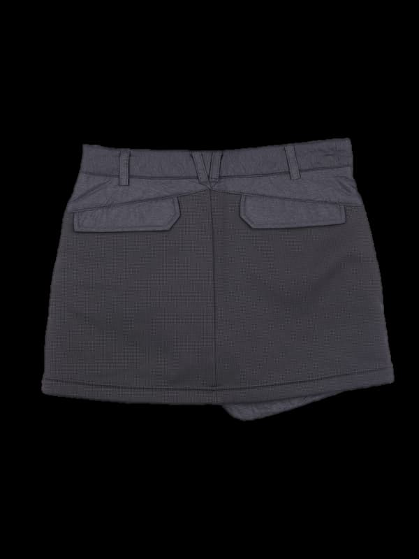 로고언발 패딩스커트