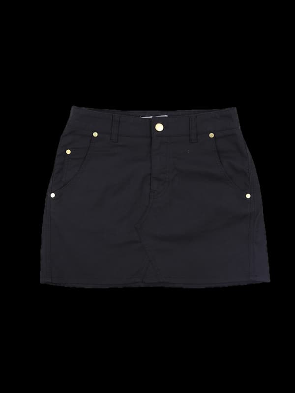 로고코튼 미니스커트