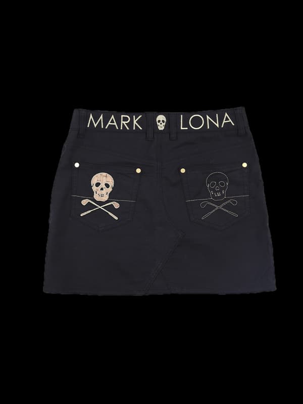 로고코튼 미니스커트