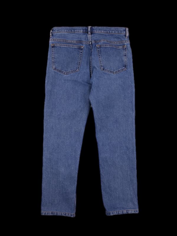 단추포인트 데님팬츠