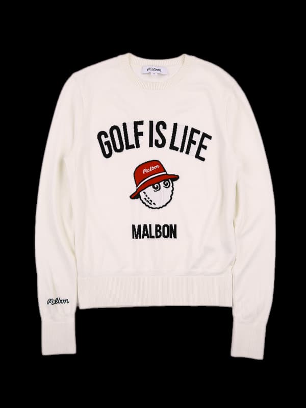 빅로고 긴팔니트