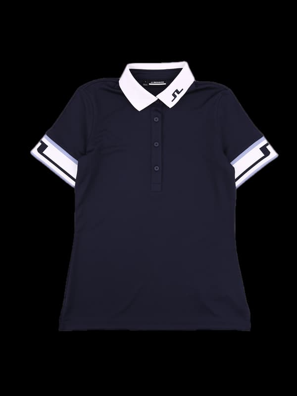 배색 반팔카라티