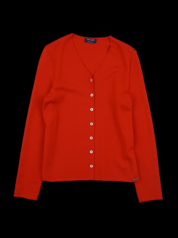 브이넥 니트 가디건