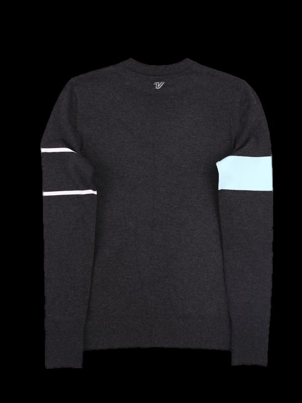 로고배색 긴팔니트