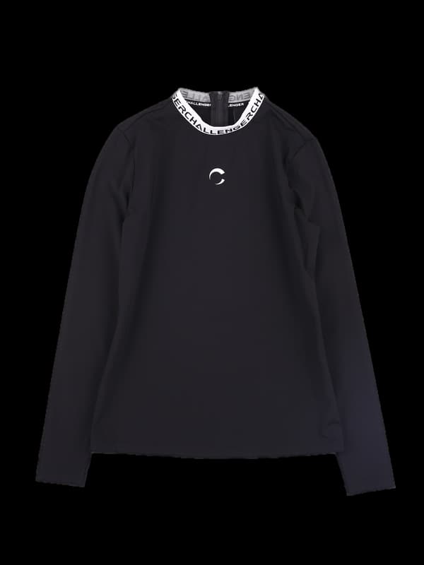 로고 하이넥 긴팔