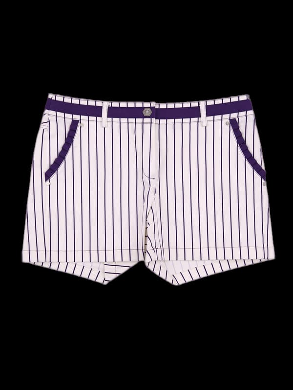 스트라이프 레이스 팬츠