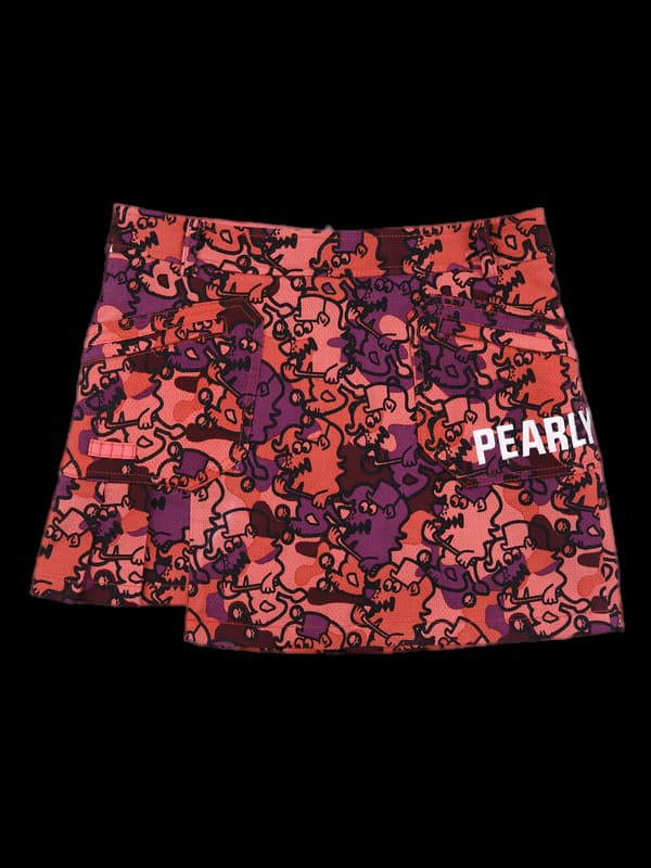 로고 캐주얼 스커트