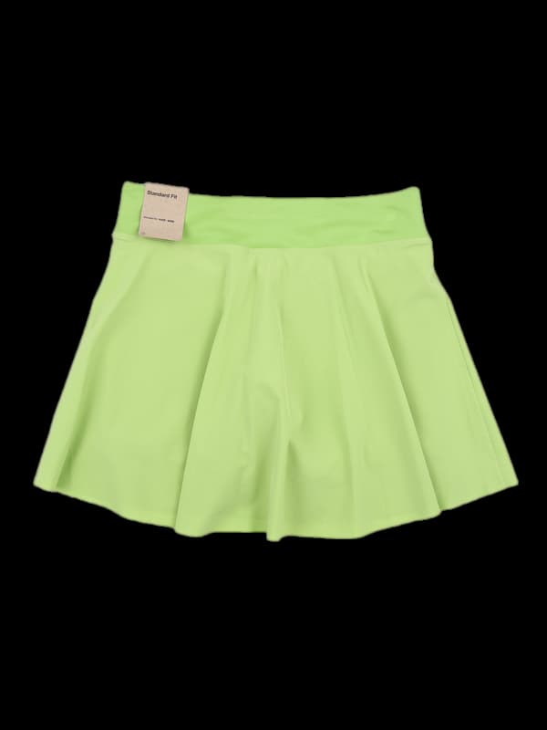 로고 플레어 스커트