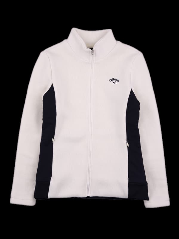 로고배색 니트집업