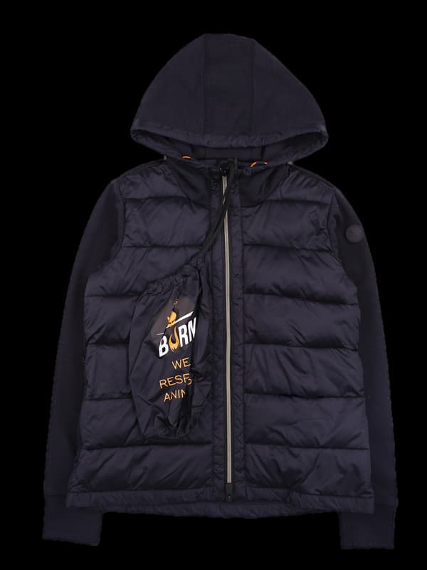 방풍후드 로고점퍼