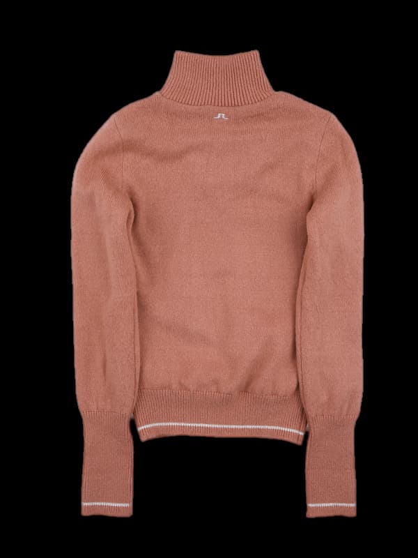 로고하이넥 긴팔방풍니트